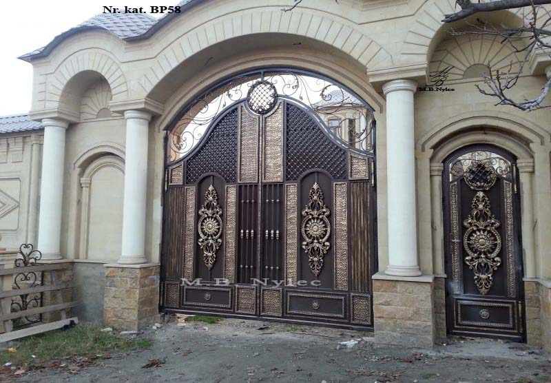 Brama pełna - zasłaniająca - pałacowa bp58